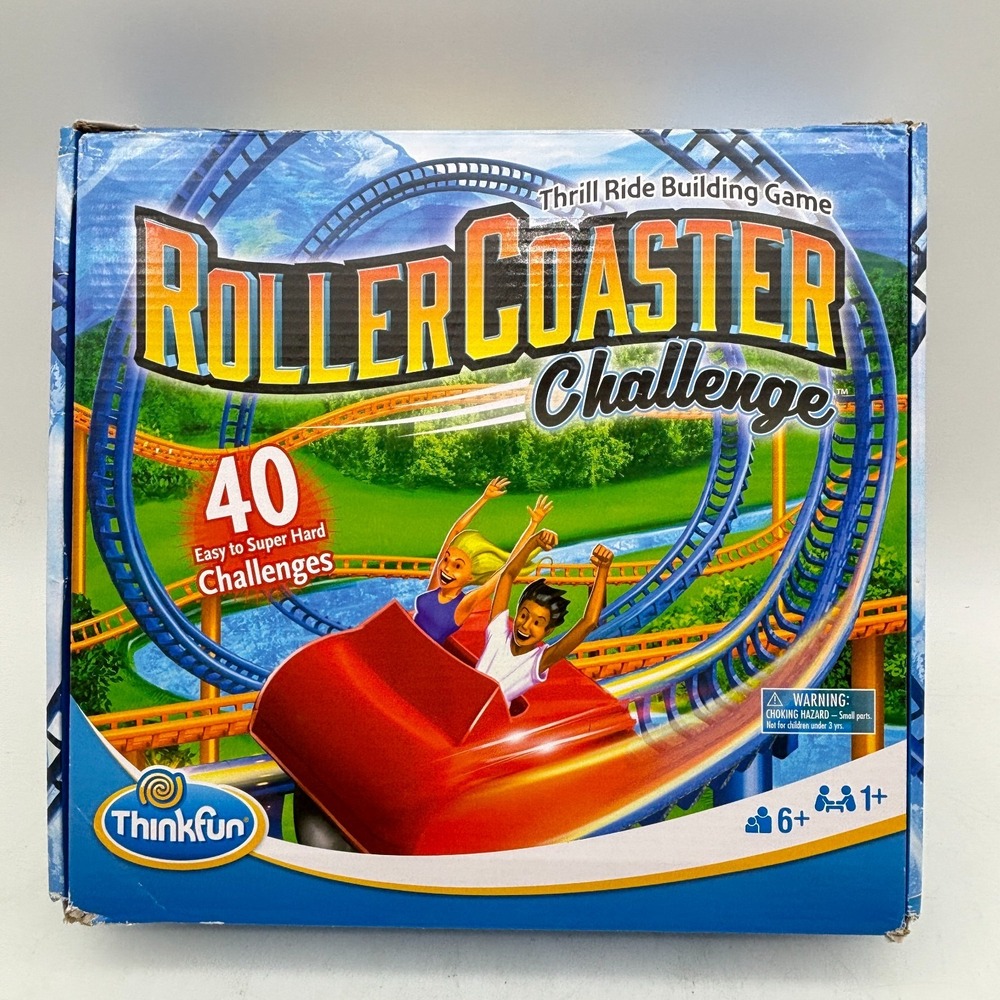 Roller Coaster Challenge COMPLETE Thinkfun 2017 Building Game Puzzles Ride